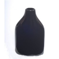 CERAMIC VASE 7” x 4” x 12” Shiny Black- CLOSEOUT SALE !!